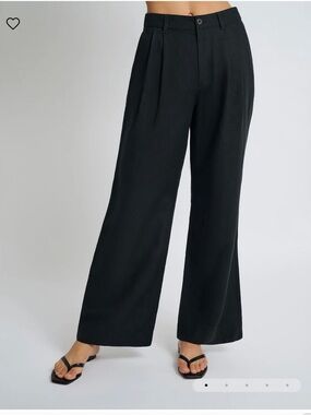 NWT Onia Air Linen Pleated Trousers
